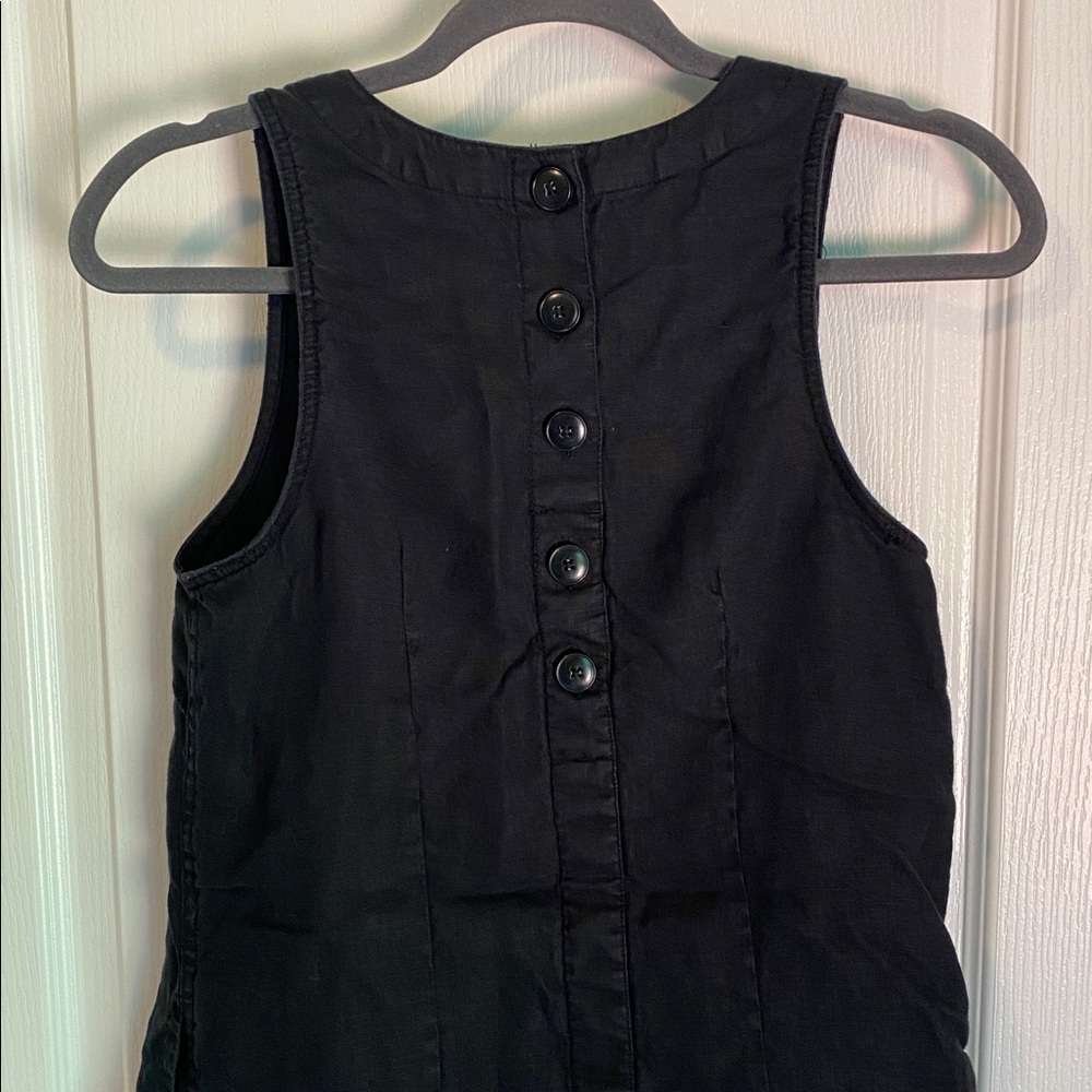 J Crew Black Linen Shift Dress - Picture 7 of 7